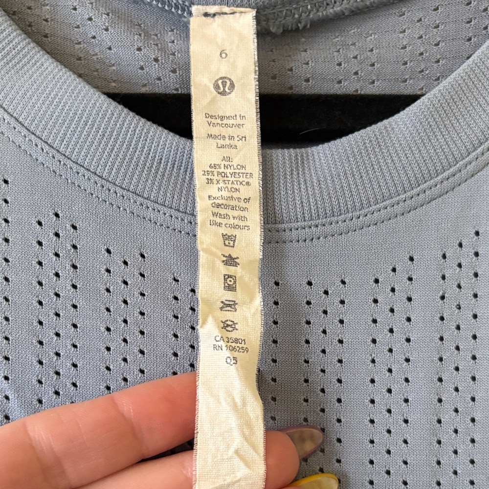lululemon athletica Steel Blue Tank Top - Picture 2 of 8